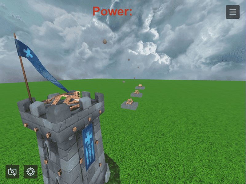 Three.js catapult game